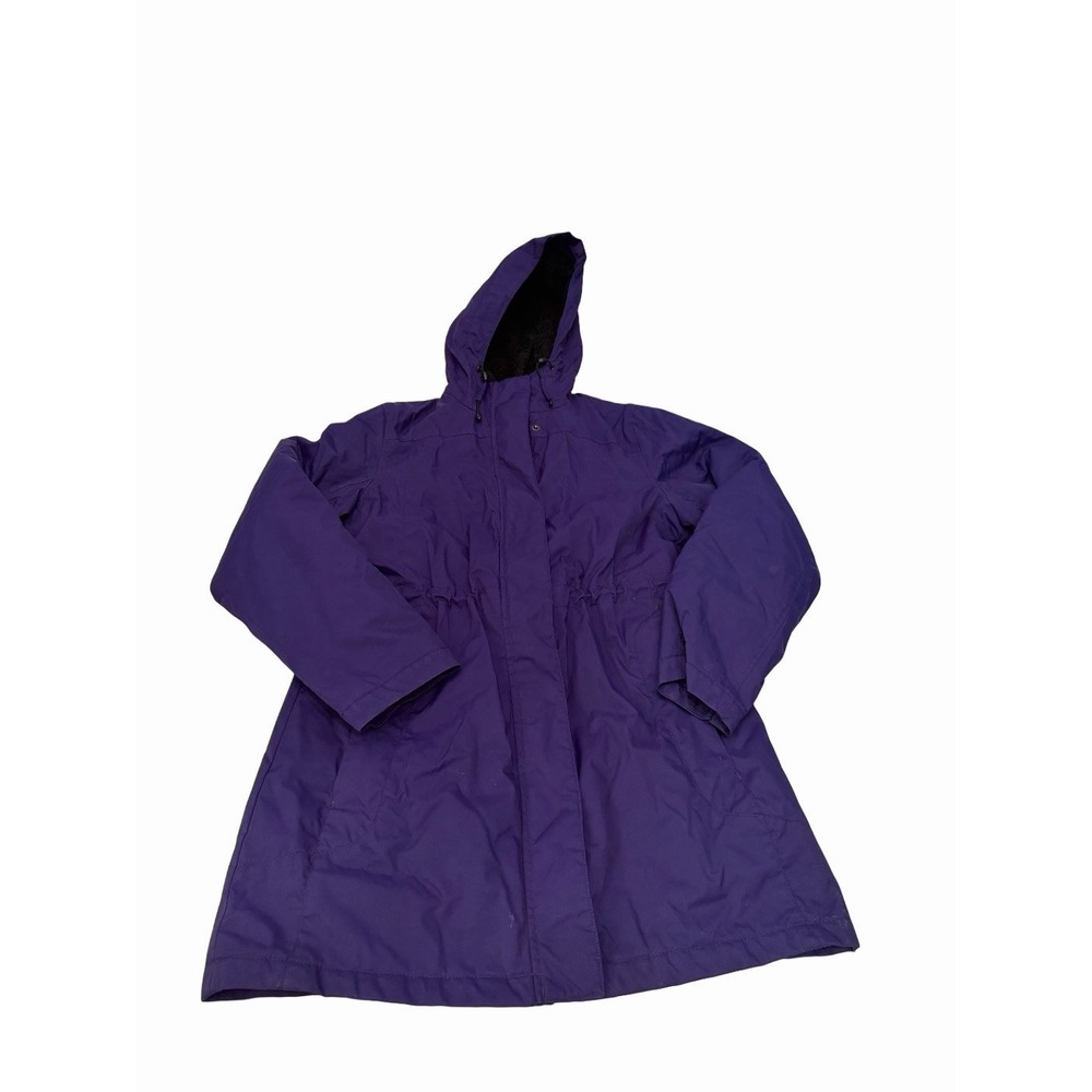 L.L.Bean Women's Purple Hooded Warm Winter Jacket XS
